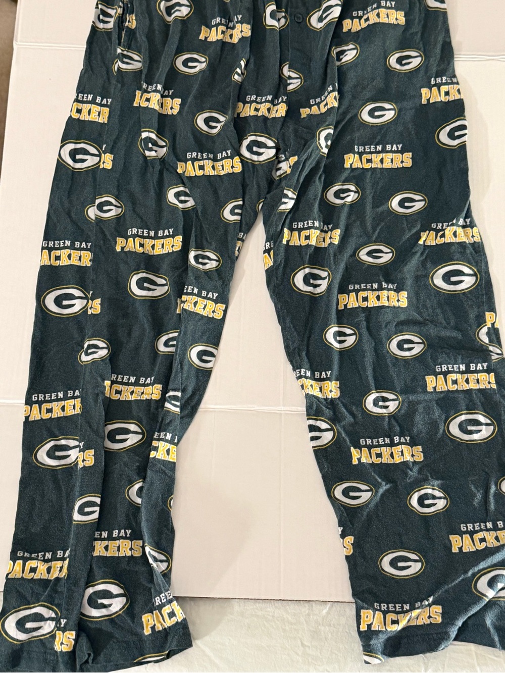 Men’s Green Bay Packer Pajama Pants - Green & Gold